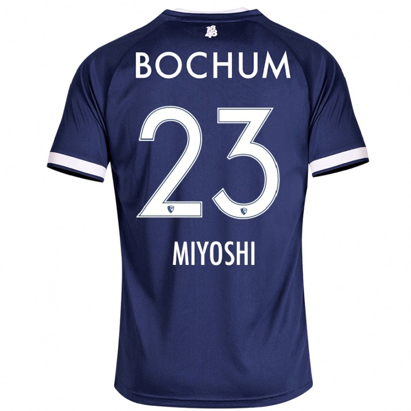 Danxen Kvinder Koji Miyoshi #23 Mørkeblå Hjemmebane Spillertrøjer 2024/25 Trøje T-Shirt