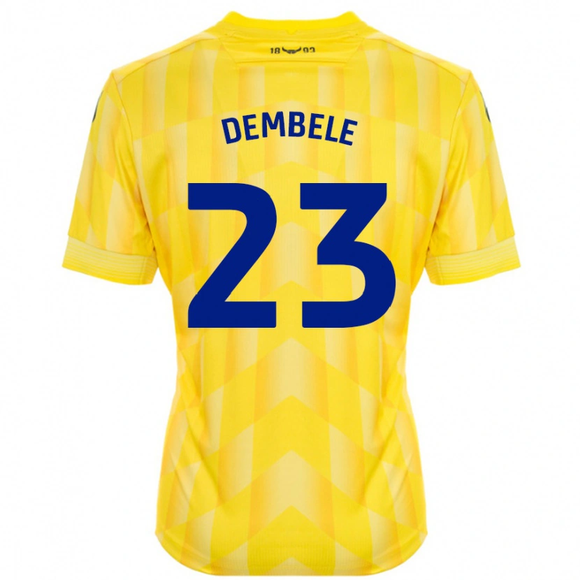 Danxen Kvinder Siriki Dembélé #23 Gul Hjemmebane Spillertrøjer 2024/25 Trøje T-Shirt